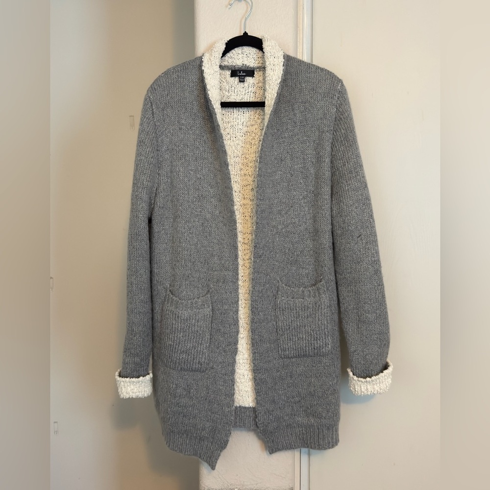 LULUS Cozy Kisses Heather Grey Cardigan